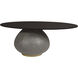 Maeva 44 X 24 inch Black / Dark Grey Coffee Table